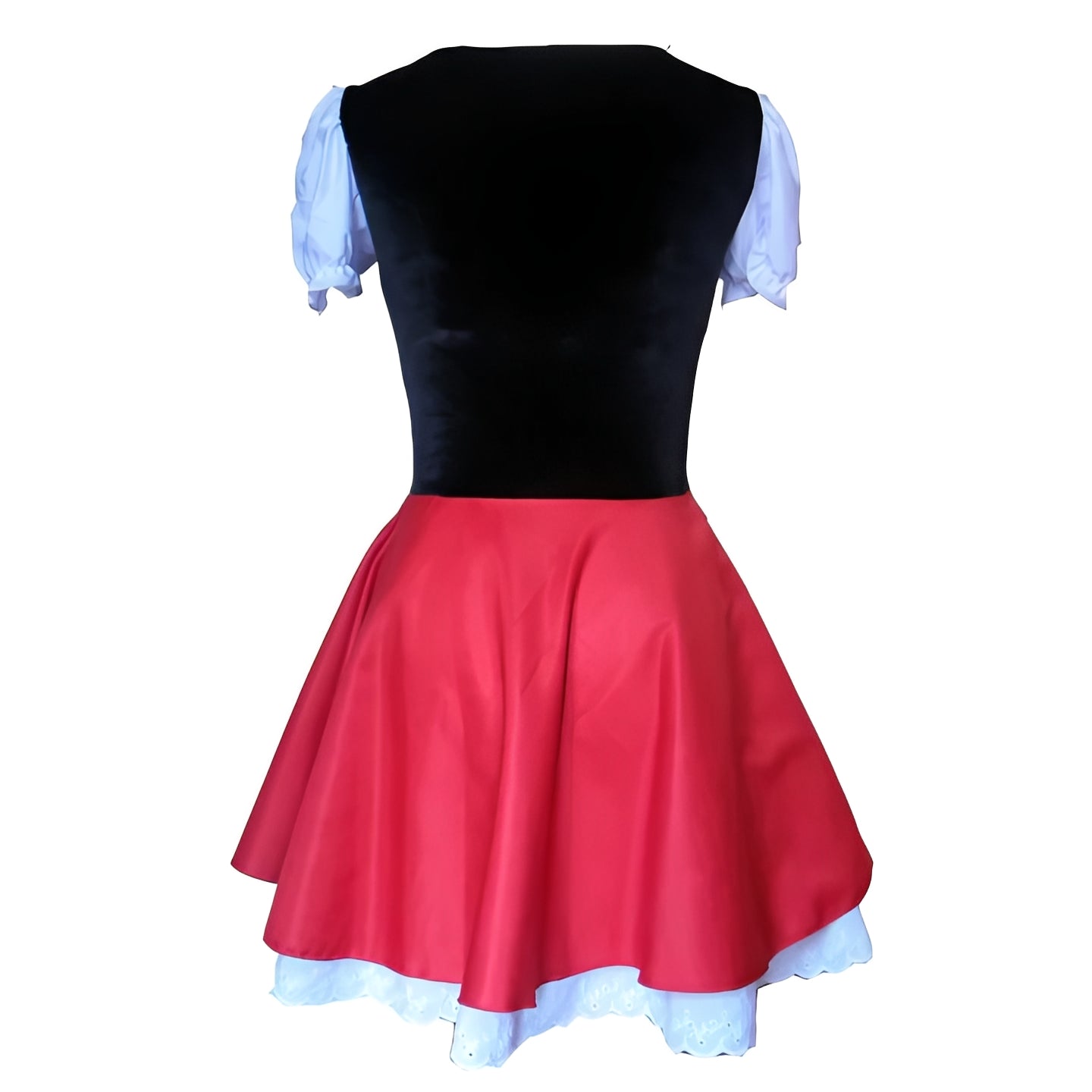 Women's Little Red Riding Hood Costume Dress - Classic Fairy Tale Outfit for Halloween & Dress-Up Events