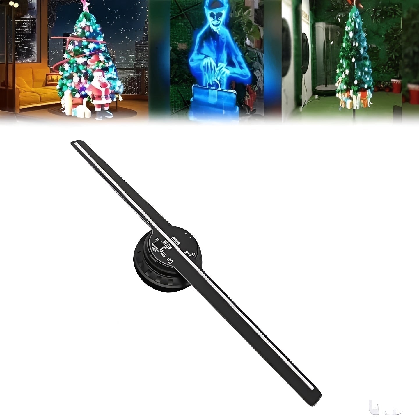 3D LED Hologram Fan Projector - Stunning Visual Display for Events & Advertising