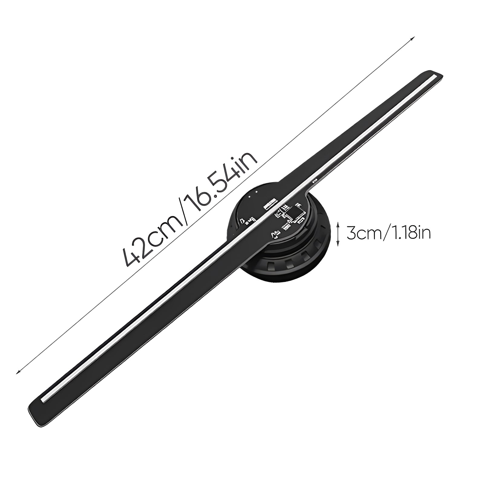 3D LED Hologram Fan Projector - Stunning Visual Display for Events & Advertising