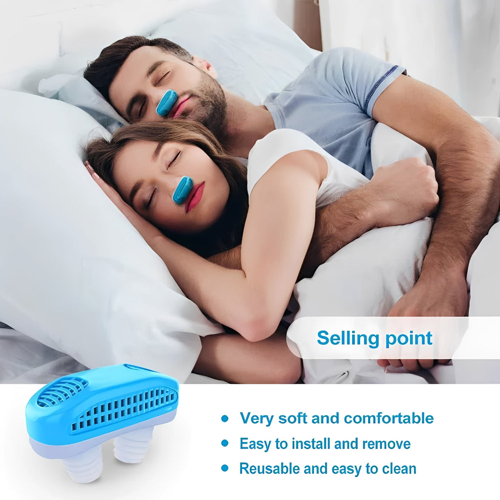 Cordless Nasal Sleep Aid Device - Compact Snoring Relief Insert for Better Sleep