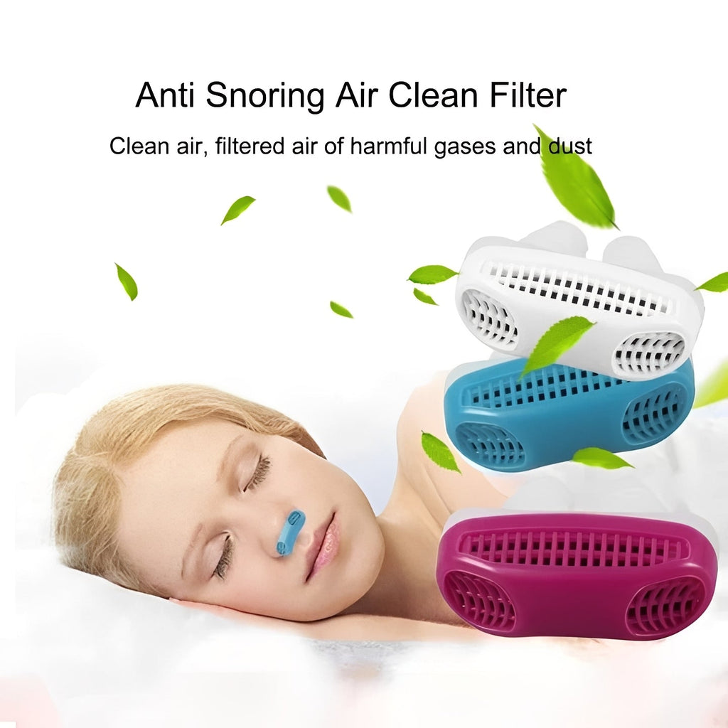 Cordless Nasal Sleep Aid Device - Compact Snoring Relief Insert for Better Sleep