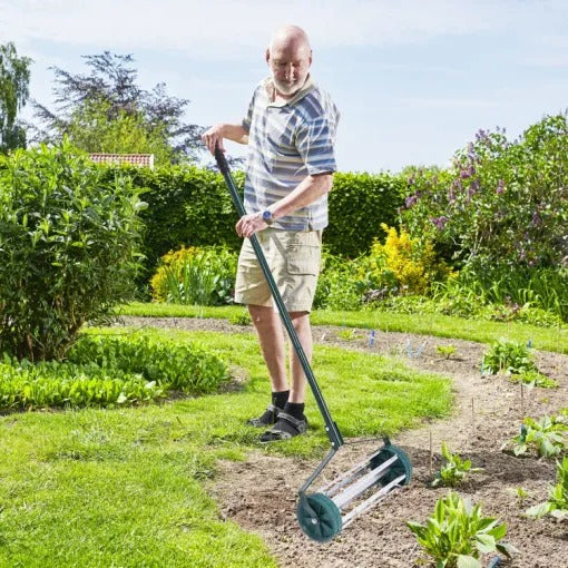 Premium Lawn Aerator Tool with Durable Steel Spikes - Manual Soil Aeration for Healthy Yard & Garden