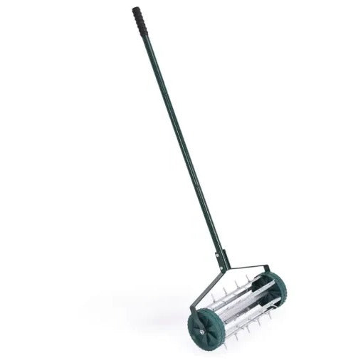 Premium Lawn Aerator Tool with Durable Steel Spikes - Manual Soil Aeration for Healthy Yard & Garden