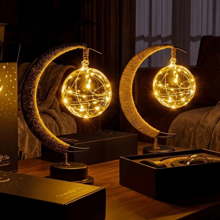 Realistic 3D Moon Lamp - Detailed Celestial Surface Design for Home Decor & Night Light