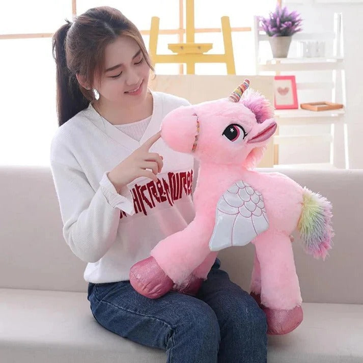 Giant Oversized Plush Unicorn Stuffed Animal Toy - Soft & Cuddly Fantasy Gift for Kids & Adults