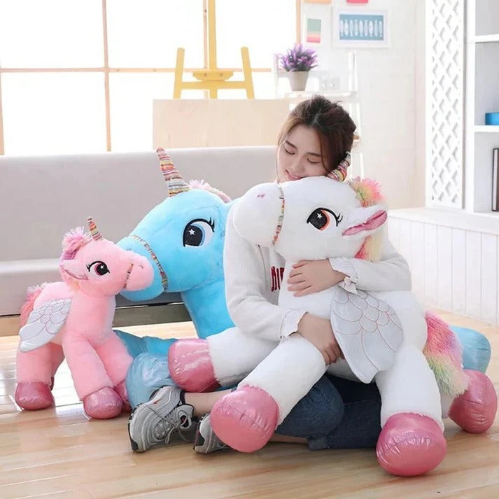 Giant Oversized Plush Unicorn Stuffed Animal Toy - Soft & Cuddly Fantasy Gift for Kids & Adults