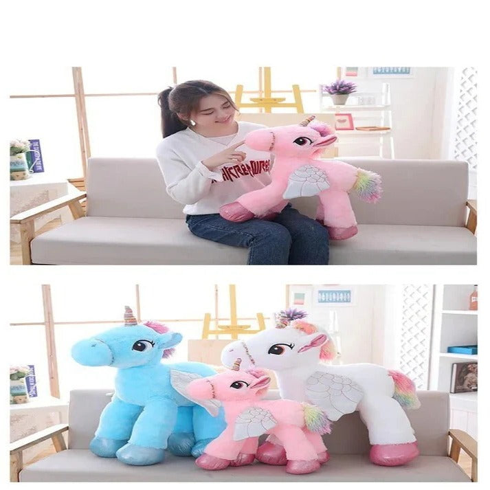 Giant Oversized Plush Unicorn Stuffed Animal Toy - Soft & Cuddly Fantasy Gift for Kids & Adults