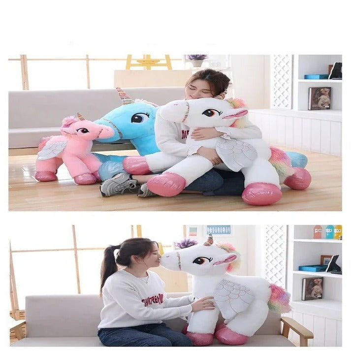 Giant Oversized Plush Unicorn Stuffed Animal Toy - Soft & Cuddly Fantasy Gift for Kids & Adults