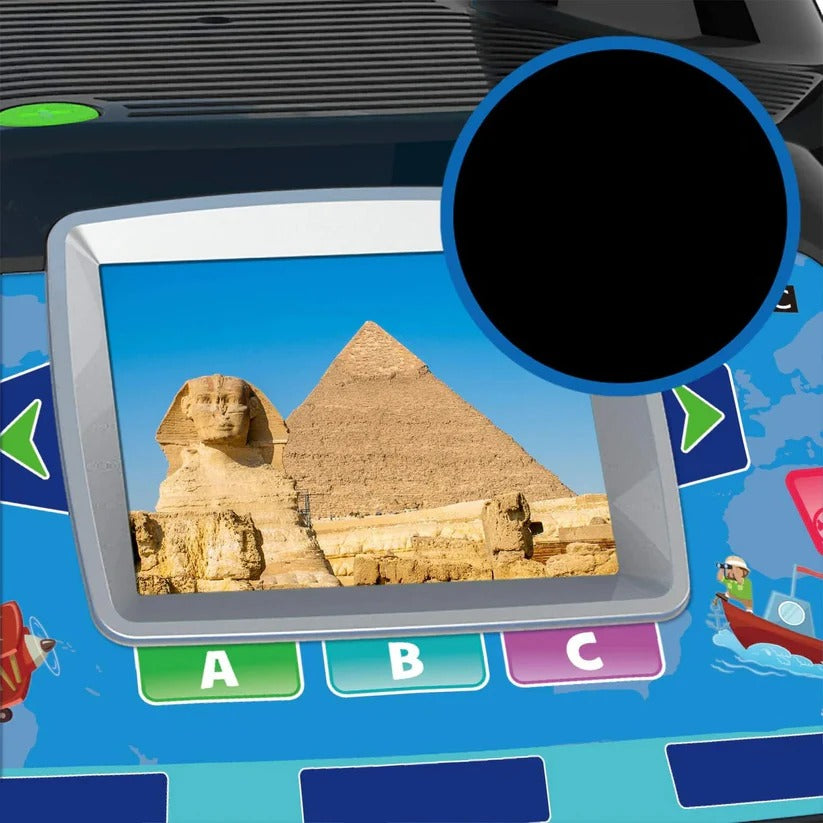 Interactive Learning Globe with LCD Screen & Stylus - Educational World Map for Kids | Fun Geography Exploration Tool