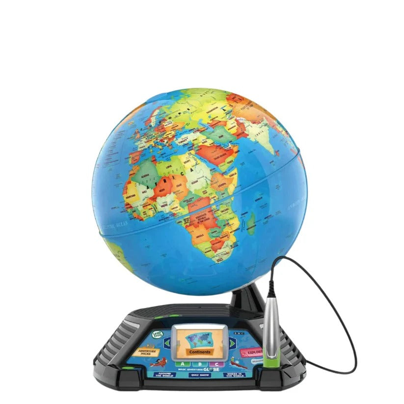 Interactive Learning Globe with LCD Screen & Stylus - Educational World Map for Kids | Fun Geography Exploration Tool