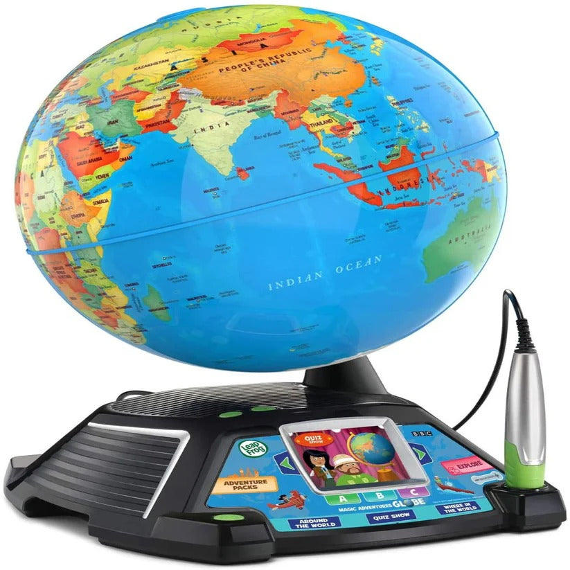 Interactive Learning Globe with LCD Screen & Stylus - Educational World Map for Kids | Fun Geography Exploration Tool