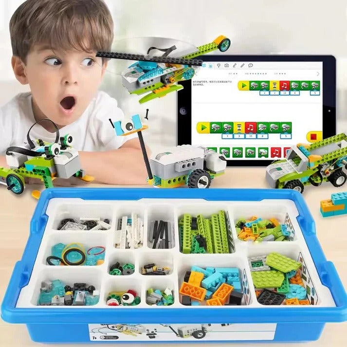 STEM Robotics Building Kit - Programmable Components for Interactive Learning & Creative Engineering