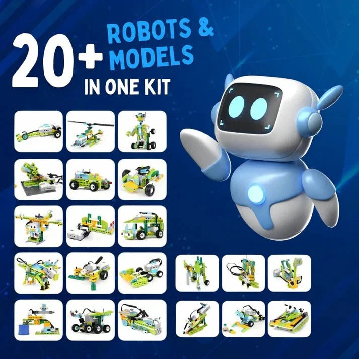 STEM Robotics Building Kit - Programmable Components for Interactive Learning & Creative Engineering