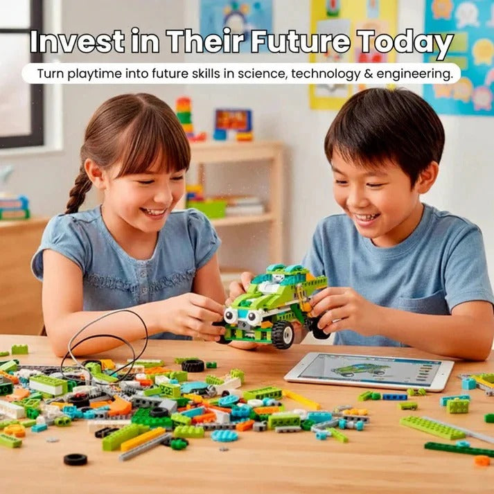 STEM Robotics Building Kit - Programmable Components for Interactive Learning & Creative Engineering