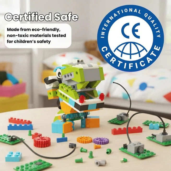 STEM Robotics Building Kit - Programmable Components for Interactive Learning & Creative Engineering