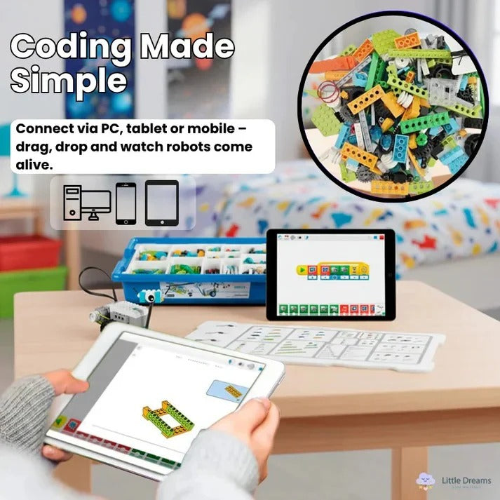 STEM Robotics Building Kit - Programmable Components for Interactive Learning & Creative Engineering