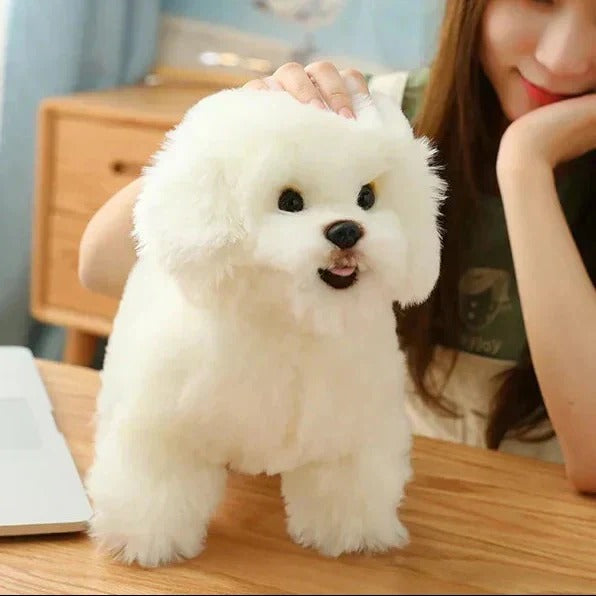 Portable Washable Plush Dog Stuffed Animal - Soft, Cuddly Companion for Pets & Kids