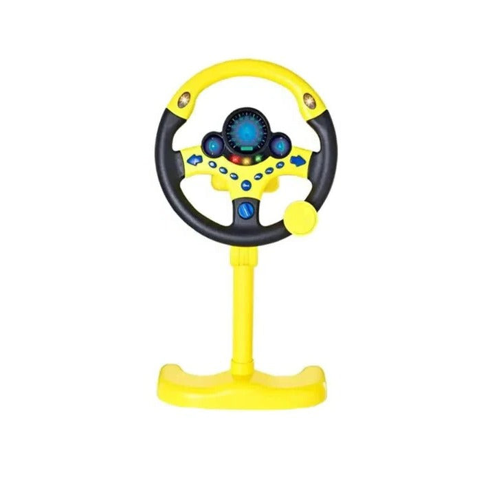 Interactive Kids' Steering Wheel Toy with Lights & Sounds - Fun Driving Experience for Toddlers