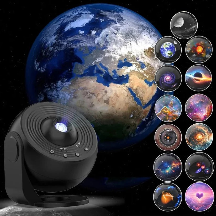 Galaxy Star Projector with Rotating Planetarium Display - Create a Stunning Night Sky Experience at Home