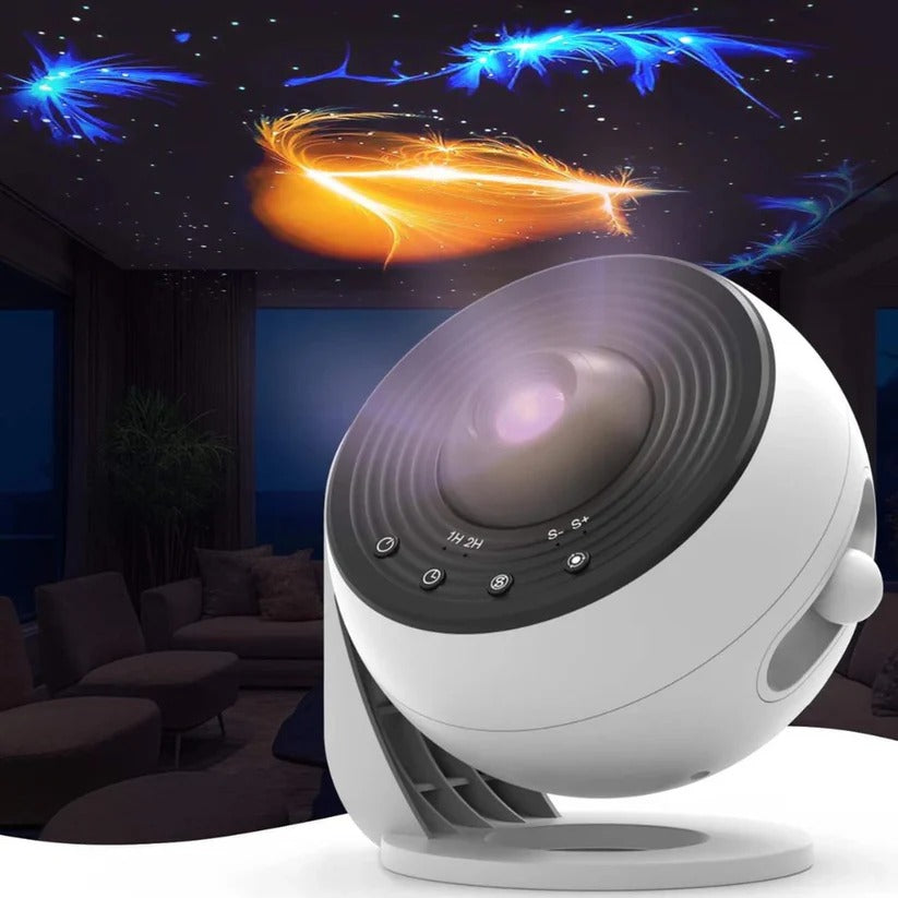 Galaxy Star Projector with Rotating Planetarium Display - Create a Stunning Night Sky Experience at Home