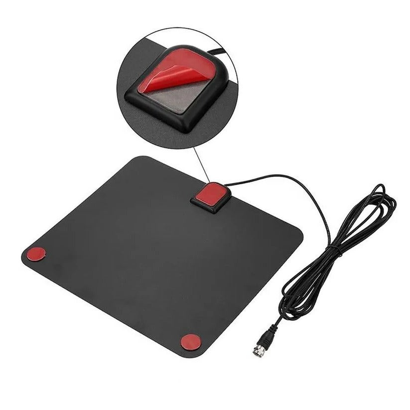 Amplified Indoor HD TV Antenna with 13 ft Cable - High-Performance Signal Booster for Clear Reception