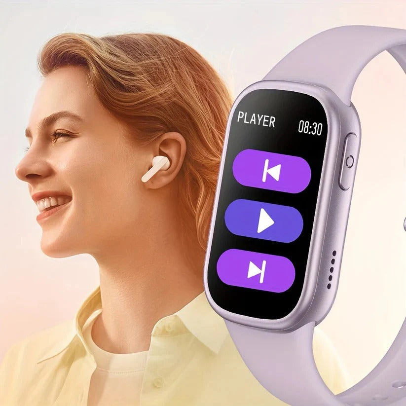 Waterproof Fitness Smartwatch with Magnetic Charging | Heart Rate Monitor, Activity Tracker & Sleep Analysis