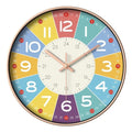 Silent Nursery Wall Clock - Perfect for Children's Rooms - No Ticking, Stylish Design