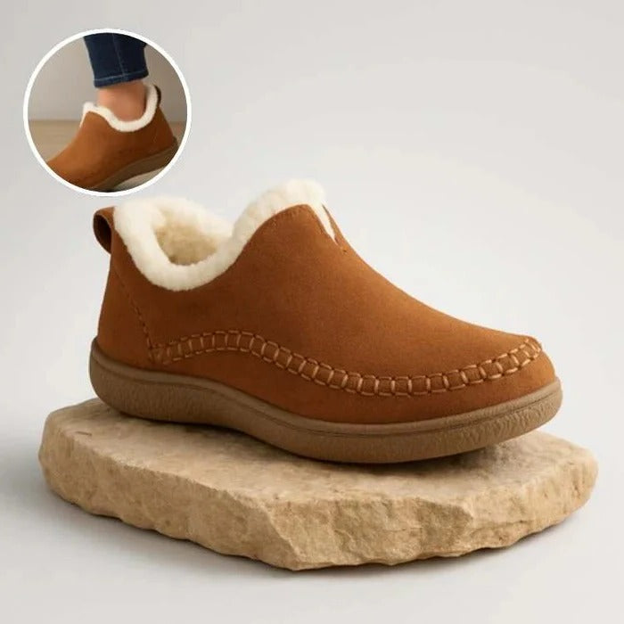 Orthopedic Fleece-Lined Shoes for Ultimate Comfort | Cushioned Support Footwear for All-Day Relief