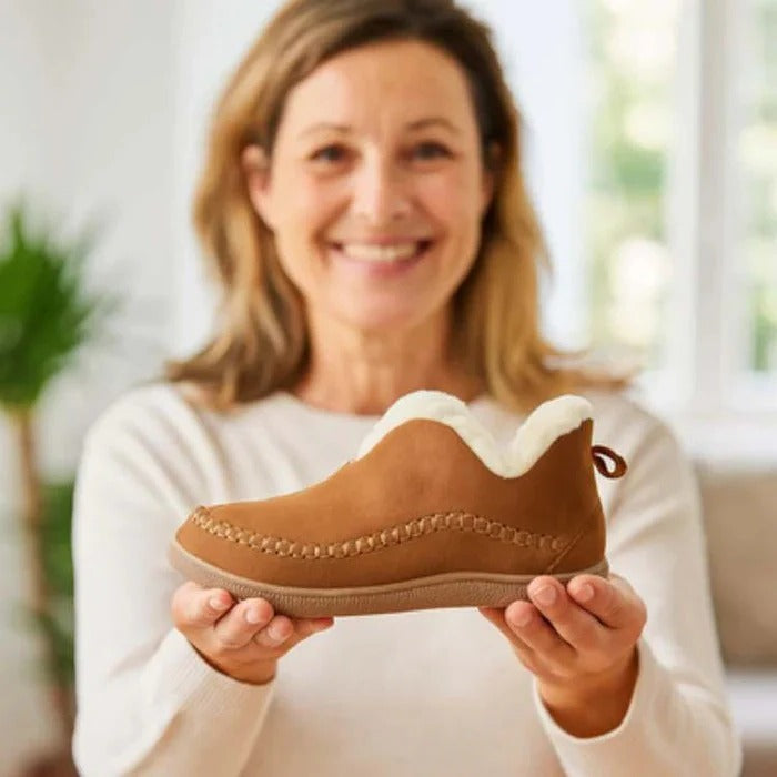 Orthopedic Fleece-Lined Shoes for Ultimate Comfort | Cushioned Support Footwear for All-Day Relief