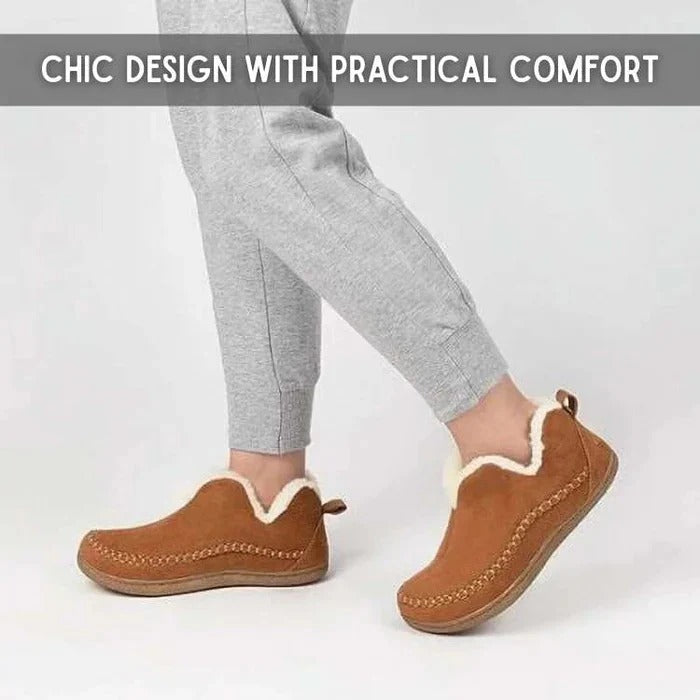 Orthopedic Fleece-Lined Shoes for Ultimate Comfort | Cushioned Support Footwear for All-Day Relief