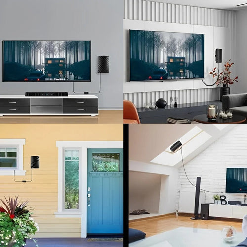 4K Indoor TV Antenna - High-Performance Antenna for Crystal Clear Local Channel Reception