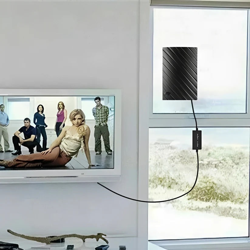 4K Indoor TV Antenna - High-Performance Antenna for Crystal Clear Local Channel Reception