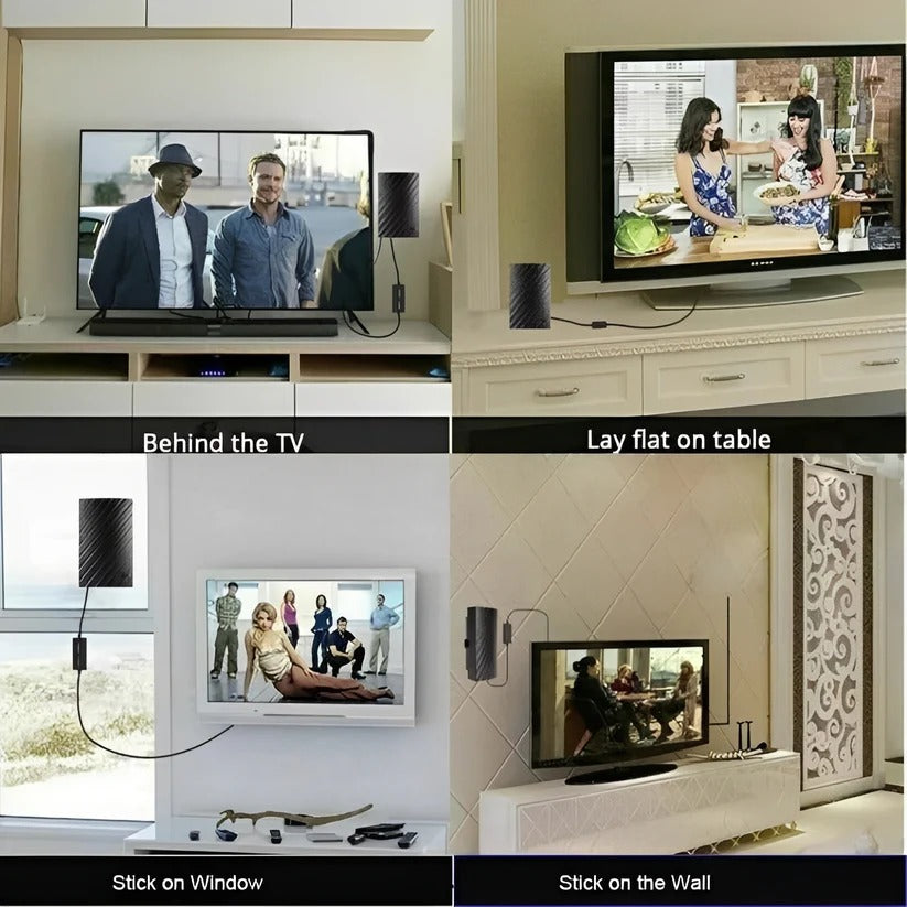 4K Indoor TV Antenna - High-Performance Antenna for Crystal Clear Local Channel Reception