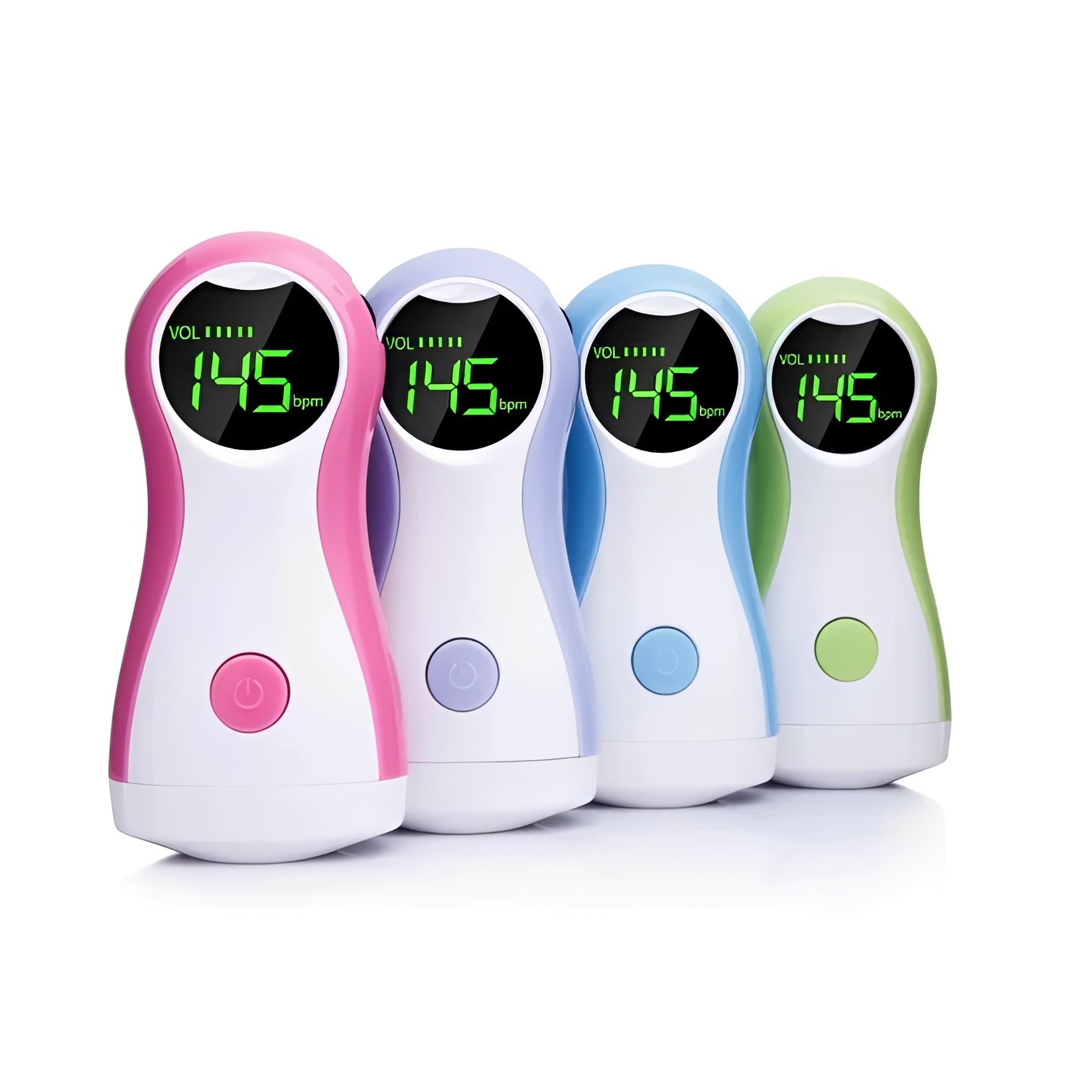 Portable Handheld Fetal Doppler Monitor with LCD Display & Headphone Output - Prenatal Heartbeat Listener