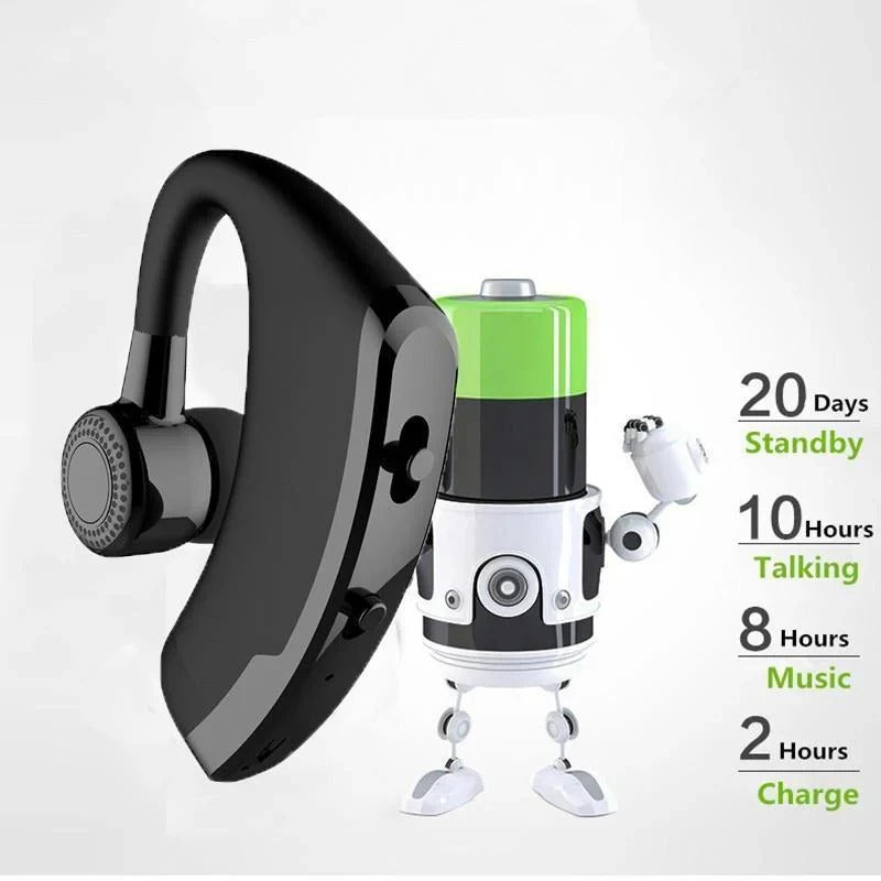 Wireless Bluetooth Headset with Dual Device Pairing - Noise Cancelling, Long Battery Life, Comfortable Fit