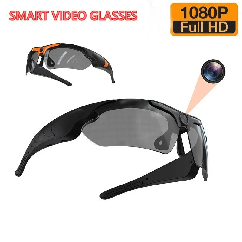 POV Video Recording Sunglasses with Built-In HD Camera - Hands-Free Action & Adventure Capture