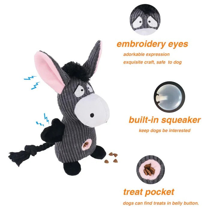 Durable Plush Dog Toy for Tugging and Fetching - Perfect for Playtime!