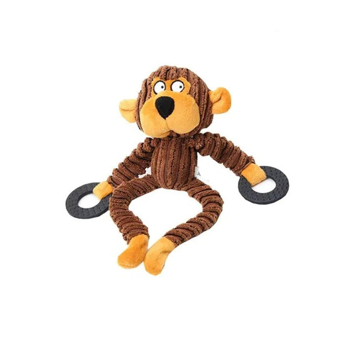 Durable Reinforced Squeaky Plush Dog Toy - Extra Strong Stitching for Long-Lasting Fun