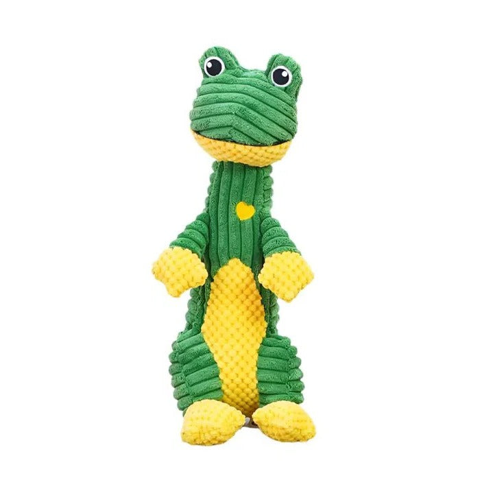 Durable Reinforced Squeaky Plush Dog Toy - Extra Strong Stitching for Long-Lasting Fun