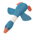 Durable Reinforced Goose Plush Dog Toy with Textured Fabric for Ultimate Chewing Fun