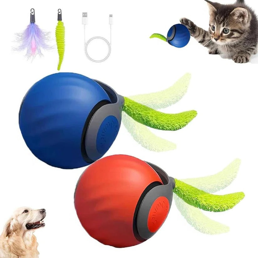 2-Pack Cat Toys with Interactive Tail Design for Indoor Play - Engaging and Fun for Cats