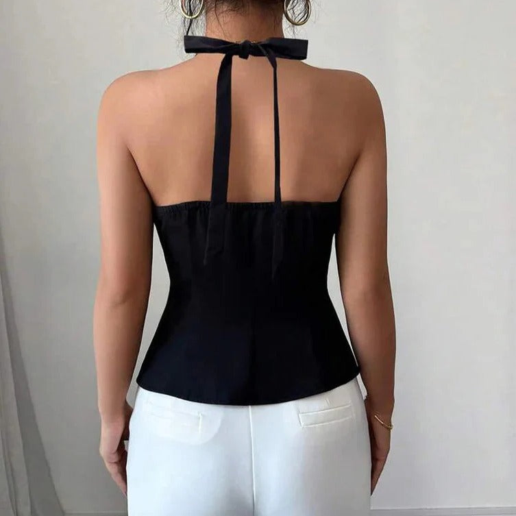 Tailored Fit Women's Structured Sleeveless Vest - Stylish & Versatile Outerwear