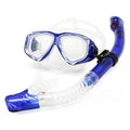 Premium Tempered Glass Scuba Mask with Silicone Seal - Anti-Fog Lens for Clear Underwater Vision