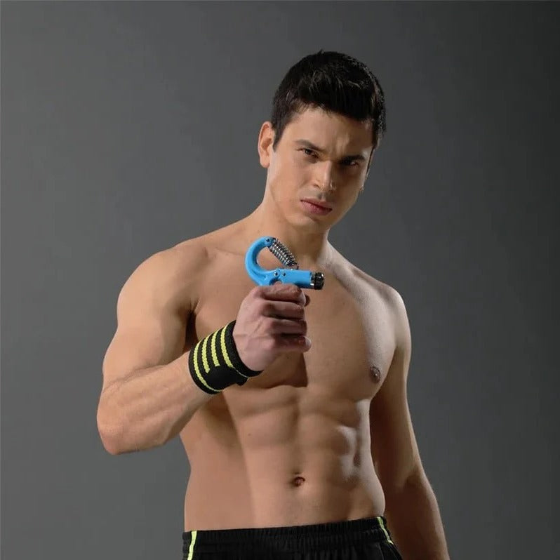 Adjustable Hand Grip Exerciser - 11 to 132 lb Resistance for Strength Training & Rehabilitation