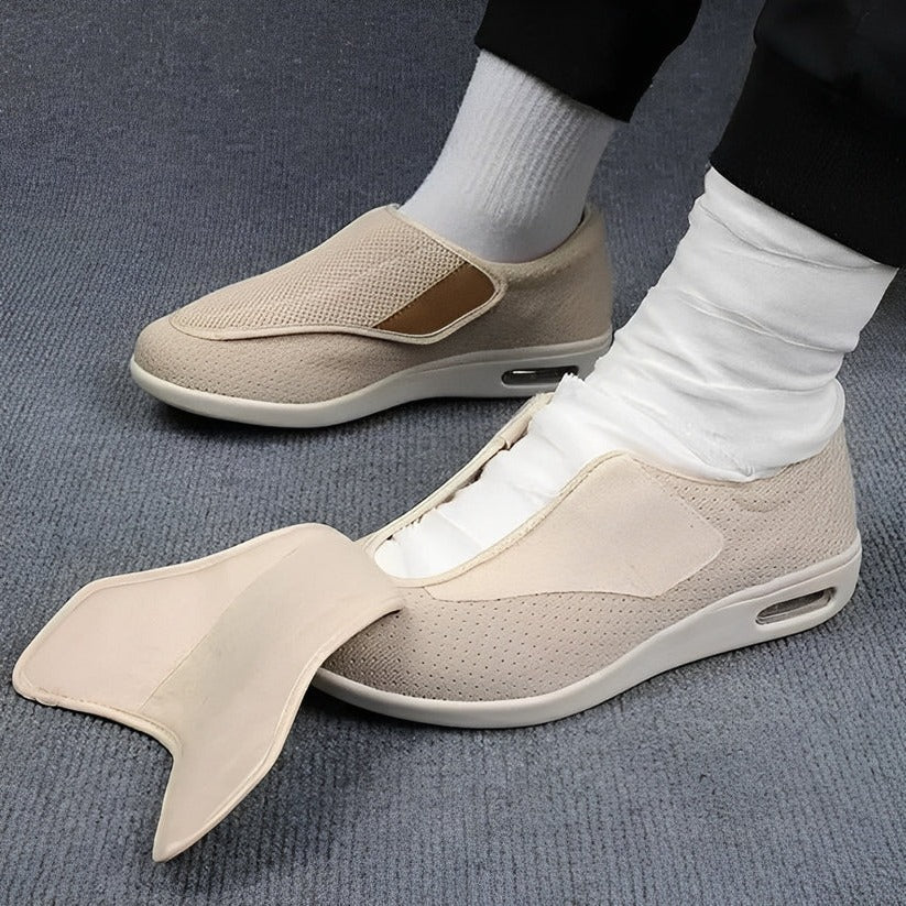 Comfortable Orthopedic Slip-On Shoes with Memory Foam Cushioning & Wide Fit for All-Day Support
