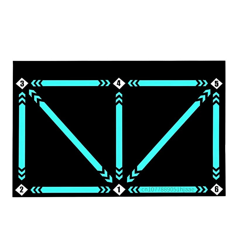 Interactive Football Training Mat with Video Coaching System - Elevate Your Skills!
