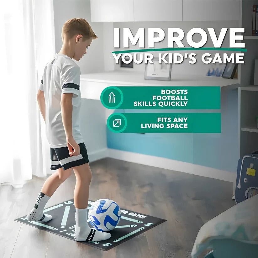 Interactive Football Training Mat with Video Coaching System - Elevate Your Skills!