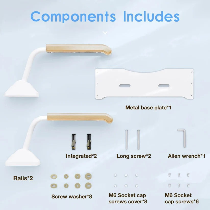 Adjustable Toilet Safety Rail with Dual Armrests - Elderly Support & Fall Prevention Aid