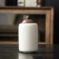Elegant Ceramic Pet Urn with Secure Lid - Memorial Keepsake for Beloved Pets