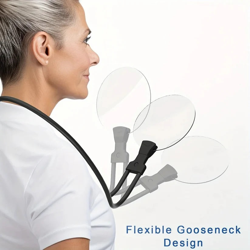 Hands-Free Neck Magnifying Glass - 5X Magnification for Detailed Viewing - Ideal for Hobbies, Crafts, and Reading